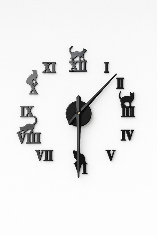 Reloj 3D Gatos